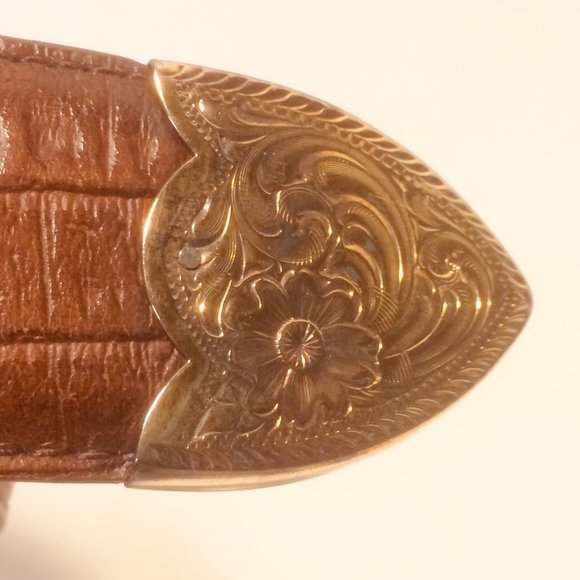 Al Beres Silver Plated Western Gold Tone Belt main image 9